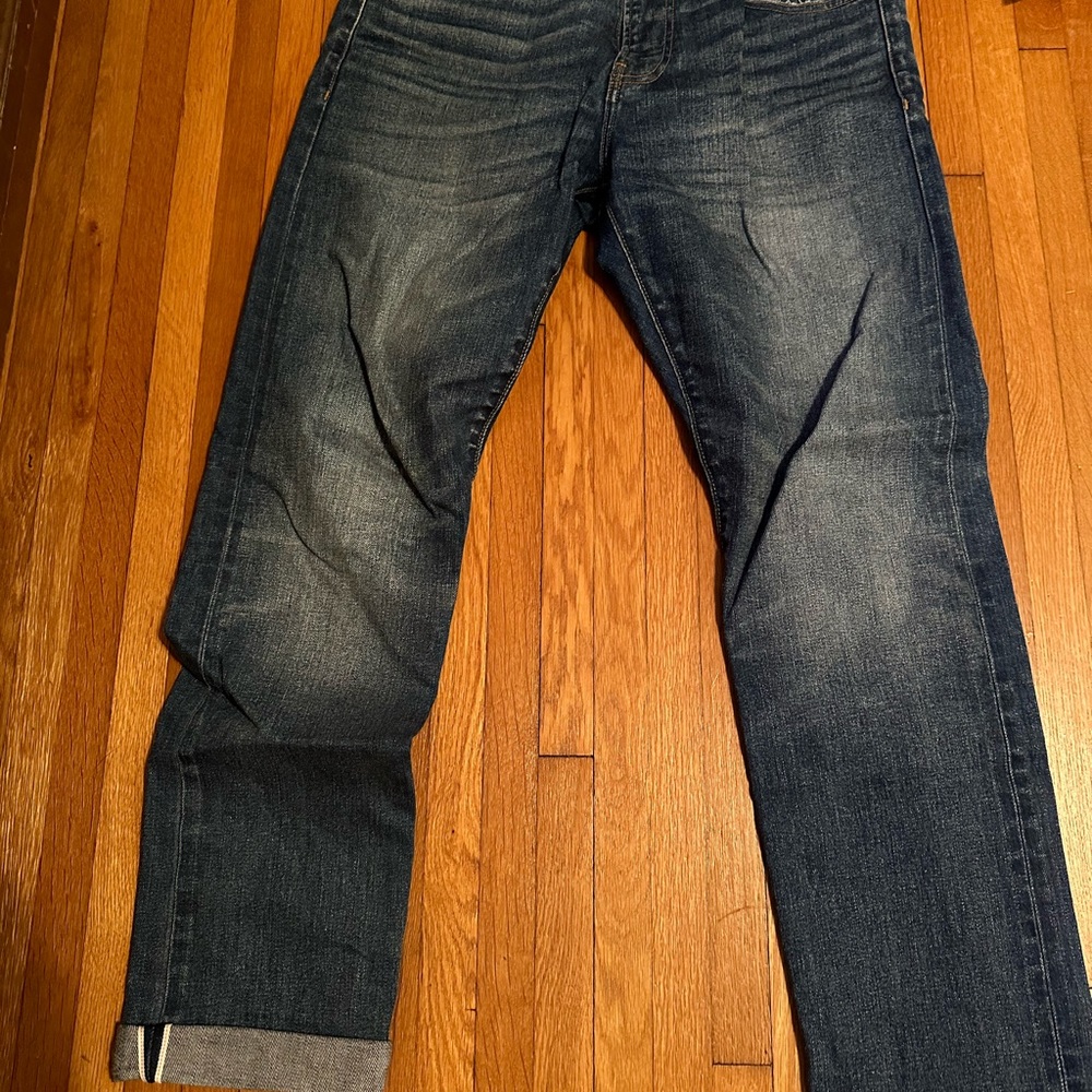 Madewell Men’s Selvedge Slim Fit jeans 33x32